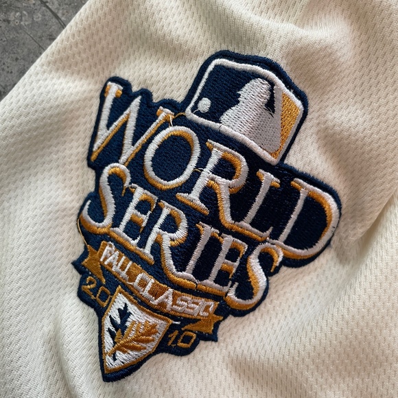 Vintage San Francisco Giants World Series 2010 Jersey Brian Wilson 38 Mens Sz 48 - Picture 5 of 12